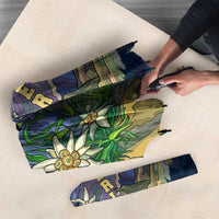 Edelweiss Flower Switzerland Mountain Umbrella - Wonder Print Shop
