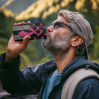 Personalized Pink Ribbon and American Flag Darts 4 in 1 Can Cooler Tumbler - Wonder Print Shop