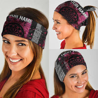 Pink Ribbon and American Flag Darts Neck Gaiter TS04