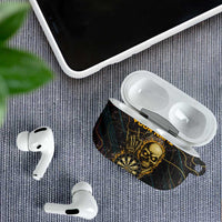 Personalized Skull and Darts Graphic AirPods Case with Neon Design - Wonder Print Shop