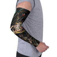 Personalized Skull and Darts Graphic Arm Sleeves with Neon Design - Wonder Print Shop