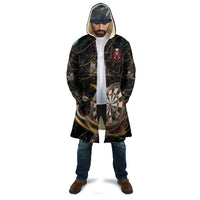 Personalized Skull and Darts Graphic Cloak with Neon Design - Wonder Print Shop