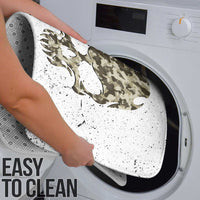 Personalized Camouflage Skull and American Flag Darts Bathroom Set - Wonder Print Shop