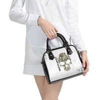 Personalized Camouflage Skull and American Flag Darts Shoulder Handbag - Wonder Print Shop