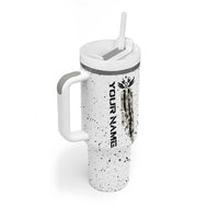 Personalized Camouflage Skull and American Flag Darts Tumbler With Handle - Wonder Print Shop