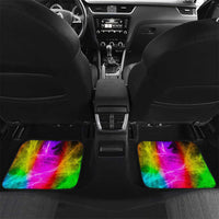 Personalized Colorful Neon Darts Car Mats with Bold Abstract Background - Wonder Print Shop