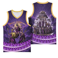 Twelve Olympians Basketball Jersey Gods Of Mount Olympus Greek Mythology