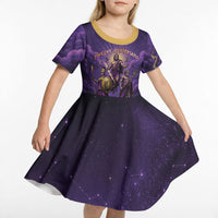 Twelve Olympians Kid Short Sleeve Dress Gods Of Mount Olympus Greek Mythology