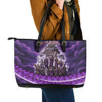 Twelve Olympians Leather Tote Bag Gods Of Mount Olympus Greek Mythology