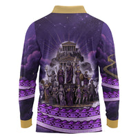 Twelve Olympians Long Sleeve Polo Shirt Gods Of Mount Olympus Greek Mythology