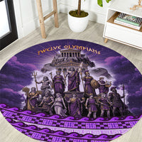 Twelve Olympians Round Carpet Gods Of Mount Olympus Greek Mythology