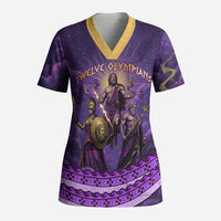 Twelve Olympians Scrub Top Gods Of Mount Olympus Greek Mythology