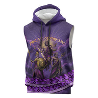Twelve Olympians Sleeveless Hoodie Gods Of Mount Olympus Greek Mythology