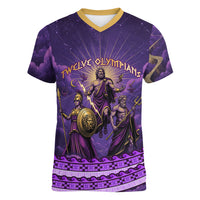 Twelve Olympians Women V-Neck T-Shirt Gods Of Mount Olympus Greek Mythology