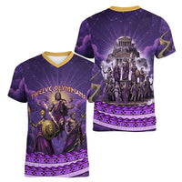 Twelve Olympians Women V-Neck T-Shirt Gods Of Mount Olympus Greek Mythology