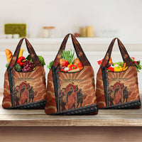 Twelve Olympians Grocery Bag Greek Gods Graphic With Greek Amphora Vase And Parthenon Art
