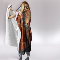 Twelve Olympians Hooded Blanket Greek Gods Graphic With Greek Amphora Vase And Parthenon Art