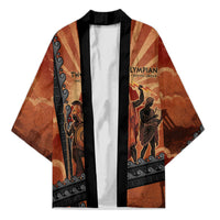 Twelve Olympians Kimono Greek Gods Graphic With Greek Amphora Vase And Parthenon Art
