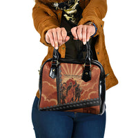 Twelve Olympians Shoulder Handbag Greek Gods Graphic With Greek Amphora Vase And Parthenon Art