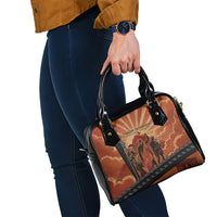 Twelve Olympians Shoulder Handbag Greek Gods Graphic With Greek Amphora Vase And Parthenon Art
