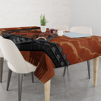 Twelve Olympians Tablecloth Greek Gods Graphic With Greek Amphora Vase And Parthenon Art