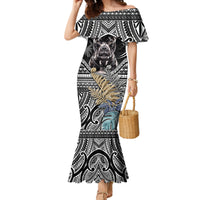 Polynesian Pitbull Mermaid Dress Polynesian Pattern And Pitbull - Wonder Print Shop