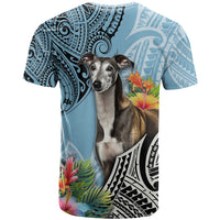 Polynesian Greyhound T Shirt Polynesian Pattern And Greyhound - Wonder Print Shop