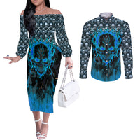 fire-skull-couples-matching-off-the-shoulder-long-sleeve-dress-and-long-sleeve-button-shirts-of-course-im-going-to-hell-im-just-here-to-pick-you-up