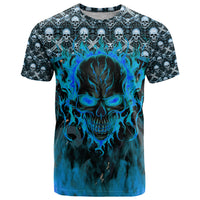 Fire Skull T Shirt Of Course I'm Going To Hell I'm Just Here To Pick You Up - Wonder Print Shop
