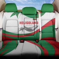 Germany Heligoland Back Car Seat Cover with Seal Graphic and Red Green Wave Nature - Wonder Print Shop