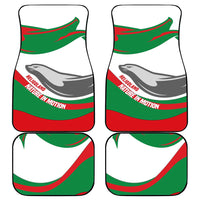 Germany Heligoland Car Mats with Seal Graphic and Red Green Wave Nature - Wonder Print Shop