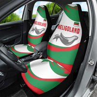 Germany Heligoland Car Seat Cover with Seal Graphic and Red Green Wave Nature - Wonder Print Shop