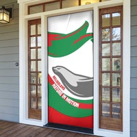 Germany Heligoland Door Cover with Seal Graphic and Red Green Wave Nature - Wonder Print Shop
