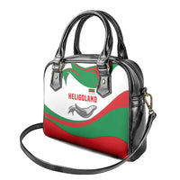 Germany Heligoland Shoulder Handbag with Seal Graphic and Red Green Wave Nature - Wonder Print Shop