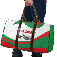 Germany Heligoland Travel Bag with Seal Graphic and Red Green Wave Nature - Wonder Print Shop