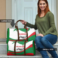 Germany Heligoland Travel Bag with Seal Graphic and Red Green Wave Nature - Wonder Print Shop