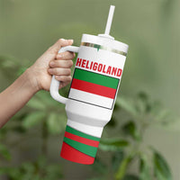 Germany Heligoland Tumbler With Handle with Seal Graphic and Red Green Wave Nature - Wonder Print Shop