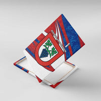 Busingen am Hochrhein Germany Canvas Wall Art with Grape Crest Design and Red Blue Wine Theme - Wonder Print Shop
