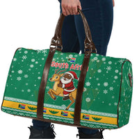 South Africa Christmas Travel Bag Santa Reindeer and Africa Map - Wonder Print Shop