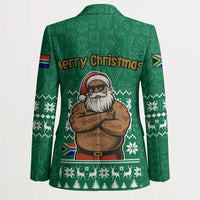 South Africa Christmas Blazer Christmas Santa Claus Tattoo - Wonder Print Shop
