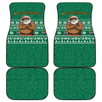 South Africa Christmas Car Mats Christmas Santa Claus Tattoo - Wonder Print Shop