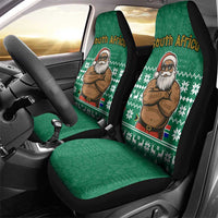 South Africa Christmas Car Seat Cover Christmas Santa Claus Tattoo - Wonder Print Shop