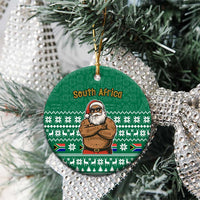 South Africa Christmas Ceramic Ornament Christmas Santa Claus Tattoo - Wonder Print Shop