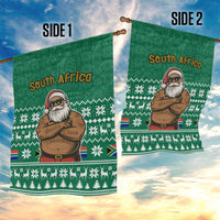 South Africa Christmas Garden Flag Christmas Santa Claus Tattoo - Wonder Print Shop