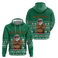 South Africa Christmas Hoodie Christmas Santa Claus Tattoo - Wonder Print Shop