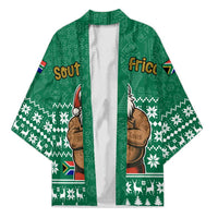 South Africa Christmas Kimono Christmas Santa Claus Tattoo - Wonder Print Shop