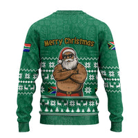 South Africa Christmas Ugly Christmas Sweater Christmas Santa Claus Tattoo - Wonder Print Shop