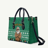 South Africa Christmas Leather Bag Christmas Santa Claus Tattoo - Wonder Print Shop