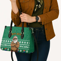 South Africa Christmas Leather Bag Christmas Santa Claus Tattoo - Wonder Print Shop