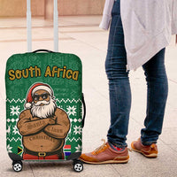South Africa Christmas Luggage Cover Christmas Santa Claus Tattoo - Wonder Print Shop